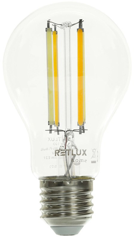 Chytrá žárovka RETLUX RSH 103, Filament, A60, E27, 7W, CCT