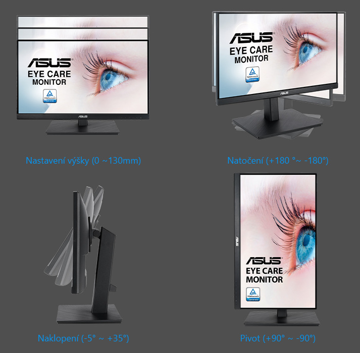 Monitor Asus VA229QSB černý