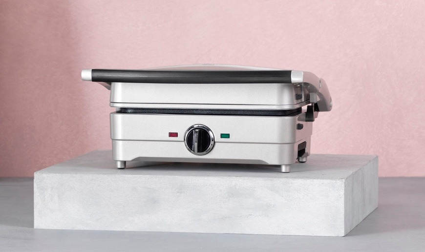 Gril Cuisinart GRSM3E stříbrný Cuisinart GRSM3E, stříbrná