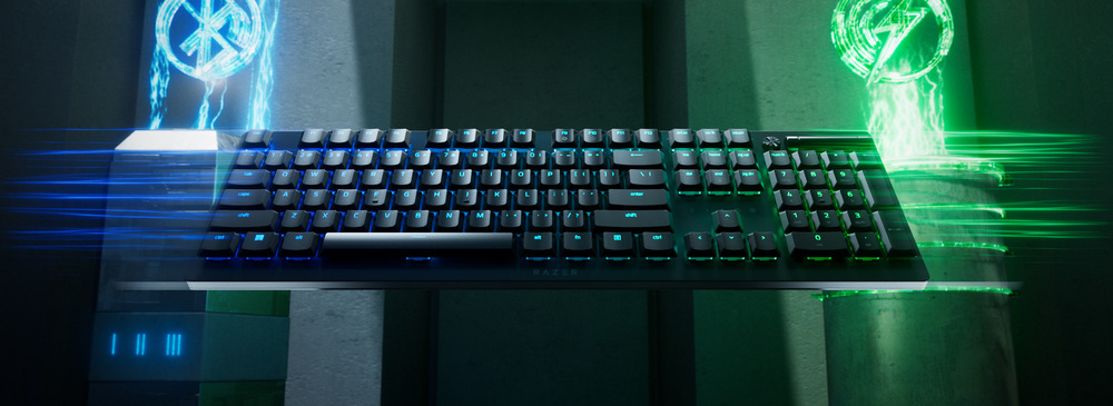 Klávesnice Razer DeathStalker V2 Pro Tenkeyless (Red Switch) - US Layout bílá