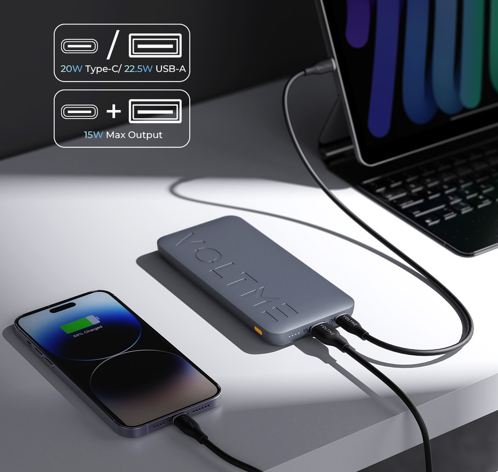 Powerbanka Voltme Hypercore 20K 20000mAh tmavě modrá