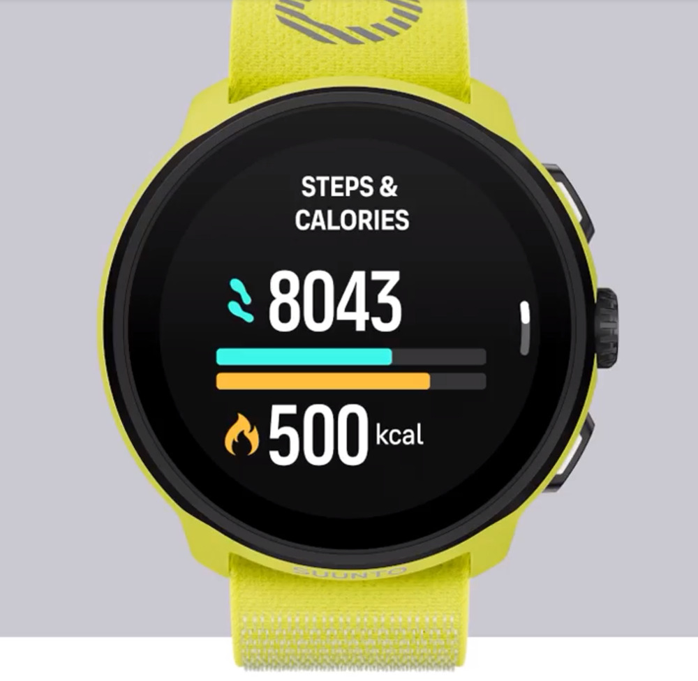 Chytré hodinky Suunto Run s textilním páskem šedé