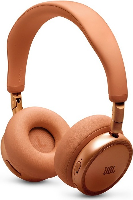Oblouková sluchátka JBL Live 680NC, oranžová barva