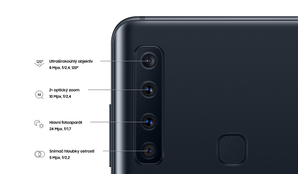 Mobilní telefon Samsung Galaxy A9 CZ černý Mobilní telefon Samsung Galaxy A9 CZ černý