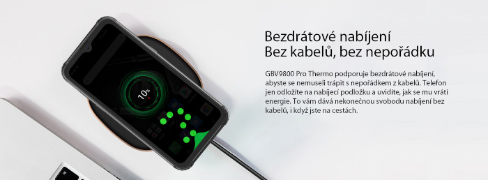 Mobilní telefon iGET BLACKVIEW GBV9800 Pro Thermo černý iGET BLACKVIEW GBV9800 Pro Thermo, černá