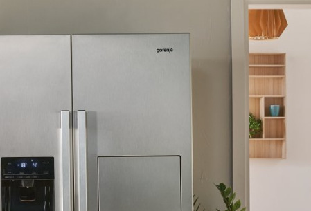 Americká chladnička Gorenje NRS9182VX, nerez,Kompresor