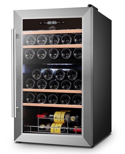 Vinotéka ETA 953490010G černá/nerez