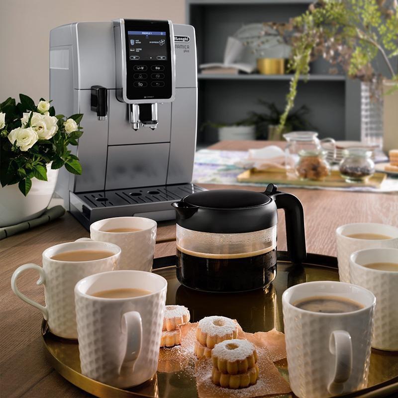 Espresso De'Longhi Dinamica plus ECAM 370.95 S stříbrné