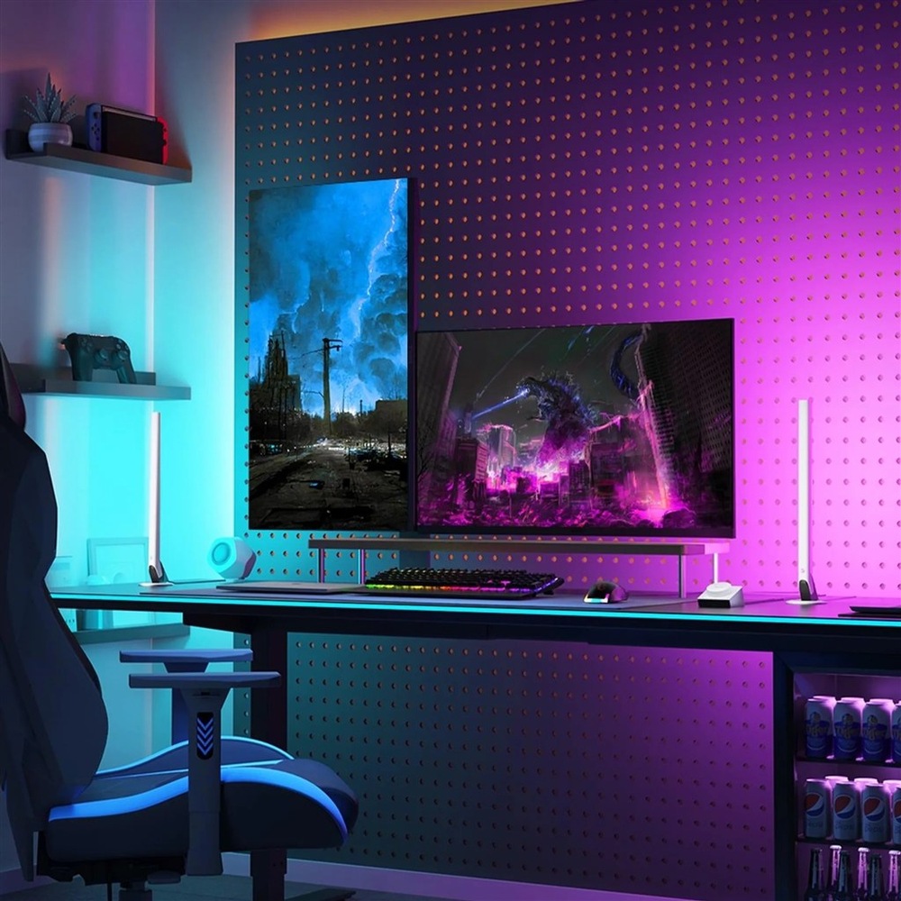 LED světlo Govee Smart Gaming WiFi LED Panely v interiéru