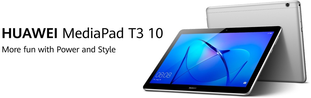 Dotykový tablet Huawei MediaPad T3 10 32 GB šedý Huawei MediaPad T3 10, 32 GB