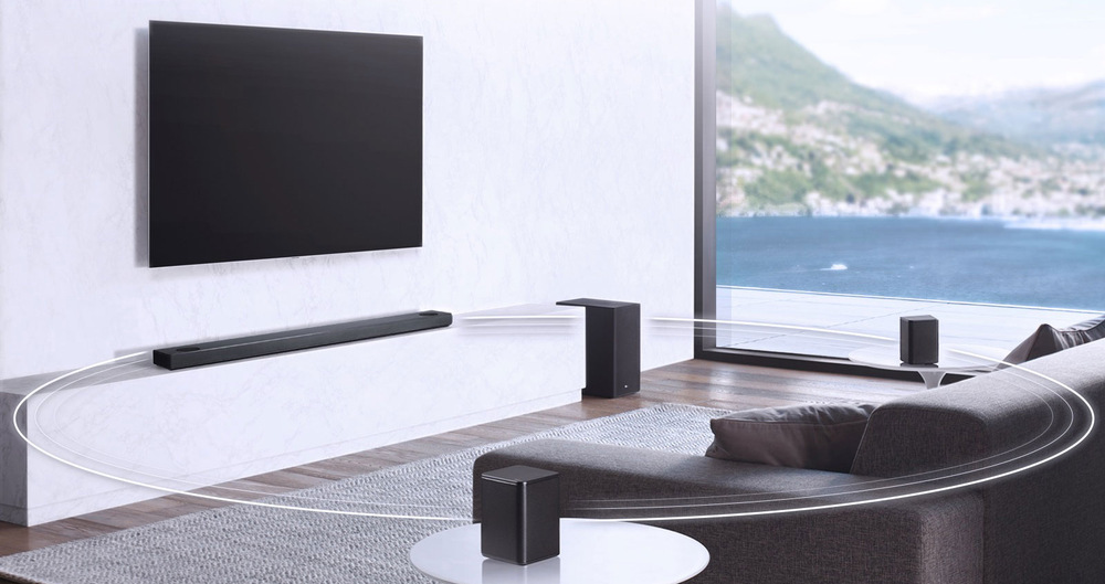 Soundbar LG SL10Y černý Soundbar LG SL10Y černý