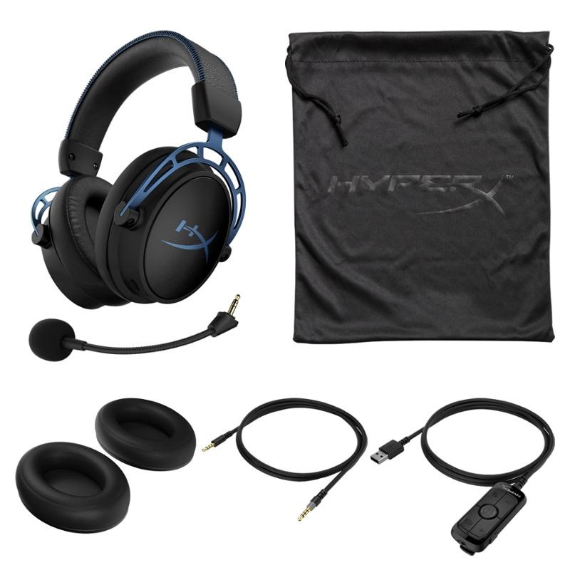 Headset HyperX Cloud Alpha S černý/modrý