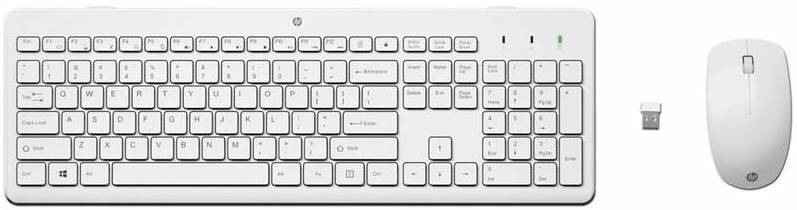 Klávesnice s myší HP 230, CZ/SK bílá