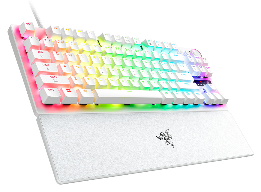 Klávesnice Razer Huntsman V3 Pro Tenkeyless 8KHz, US Layout bílá Klávesnice Razer Huntsman V3 Pro Tenkeyless 8KHz, US Layout bílá