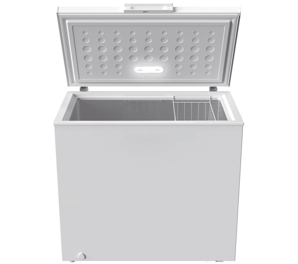 Mraznička Whirlpool W3RHS19EW2 bílá Otevřená pultová mraznička Whirpool s osvětlením a jedním košem