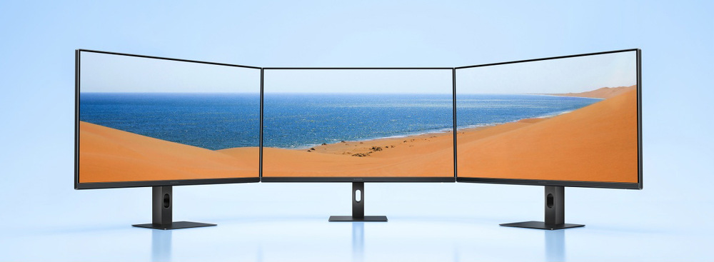 Třístranný tenký rámeček s 90% poměrem obrazovky rozšiřuje pracovní plochu a podporuje pohlcující multitasking.