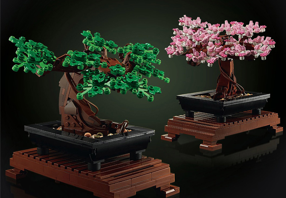 Stavění bonsaje z kostek LEGO nabízí chvíli klidu a po dokončení vytvoří elegantní dekoraci.