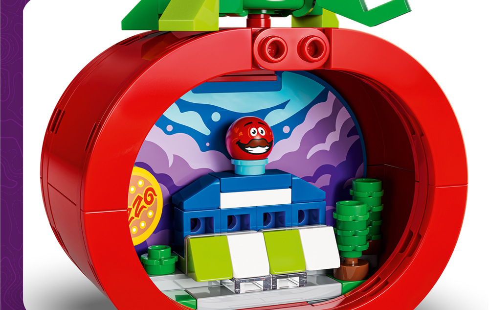 Stavebnice LEGO® Fortnite® 77079 Tomatohead Součástí stavebnice je také digitální bonus Tomatohead’s Hothouse, který lze využít ve videohře.