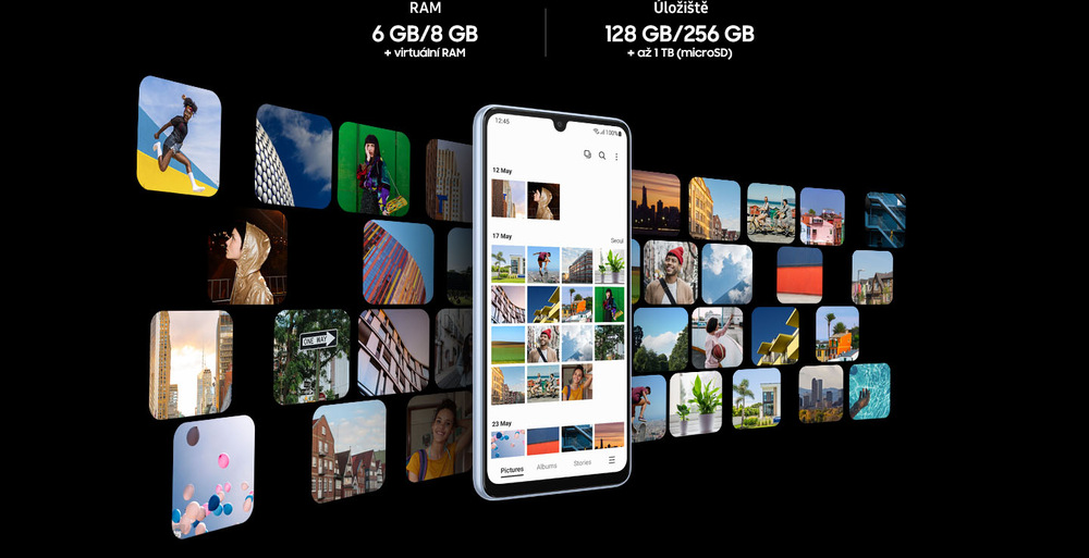 Mobilní telefon Samsung Galaxy A33 5G oranžový