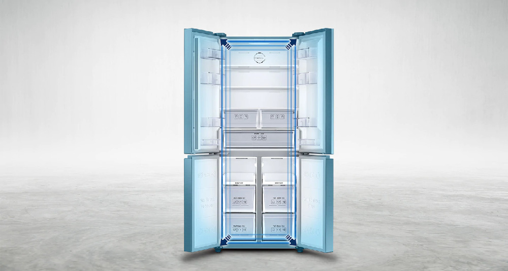 Americká lednice Samsung RF50K5920S8/EO inox nerez