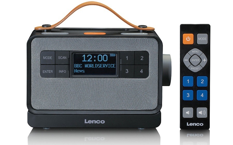Radiopřijímač s DAB+ Lenco PDR-065BK SENIOR černý/šedý