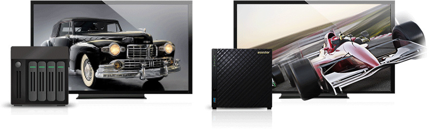 Asustor AS3102T podporuje 4K video.