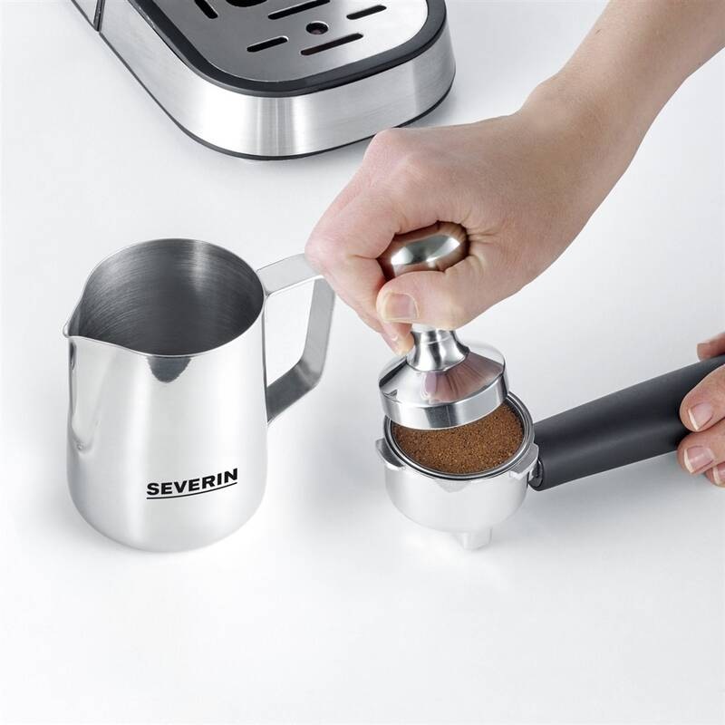 Espresso Severin KA 5995 stříbrné Espresso Severin KA 5995 stříbrné
