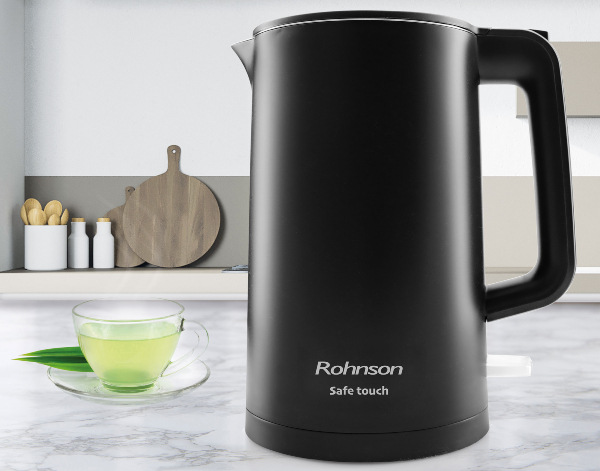 Rychlovarná konvice Rohnson R-7520 Safe Touch černá Rohnson R-7520 Safe Touch, černá