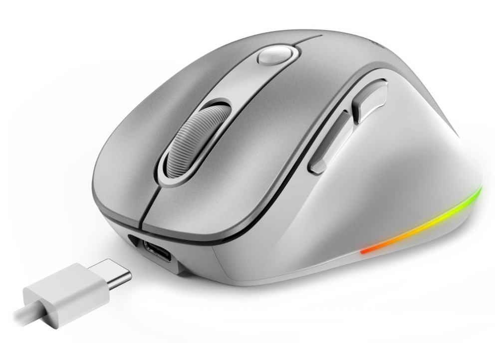 Myš Genius Ergo 9000S Pro stříbrná Myš Genius Ergo 9000S Pro stříbrná