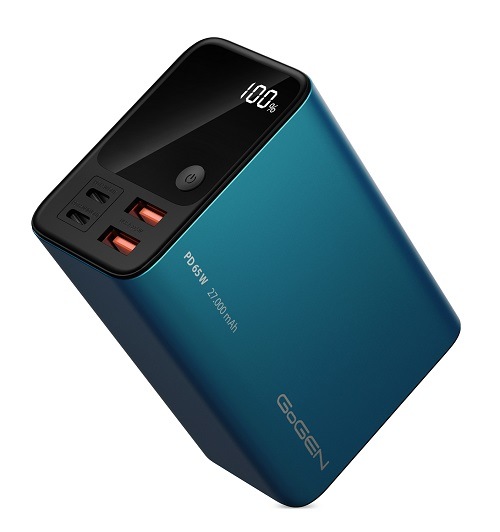 Powerbanka GoGEN 27000mAh, PB270001BL, PD65W modrá Powerbanka GoGEN PB270001BL, modrá