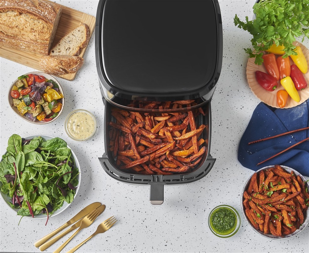 Fritéza horkovzdušná RUSSELL HOBBS Satisfry Air 27630-56, 8,3 l černá