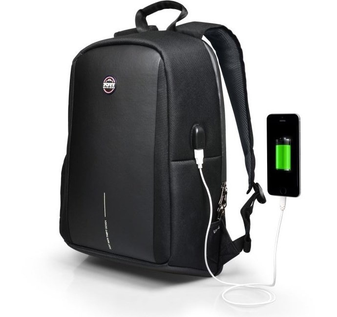 Batoh na notebook PORT DESIGNS Chicago Evo, Anti-theft, na 15,6'' černý