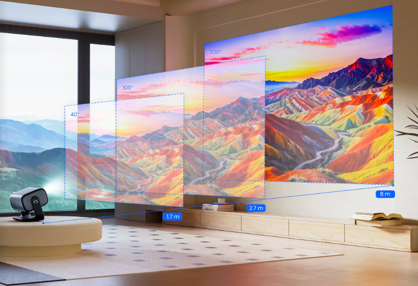 Projektor Dangbei MP1 Max DLP, UHD, 3D, 16:9, 4:3,
