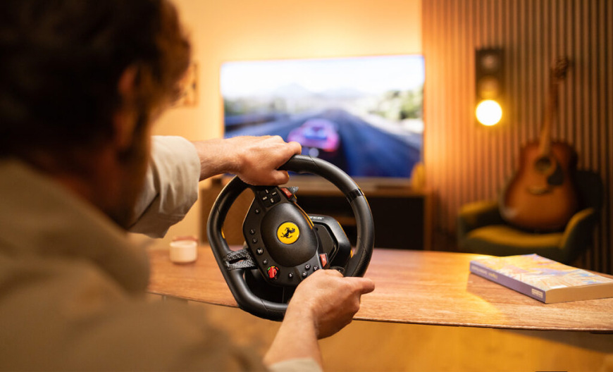Volant Thrustmaster T98, Ferrari 296 edice - PS5, PS4, PC černý Volant Thrustmaster T98, Ferrari 296 edice - PS5, PS4, PC černý