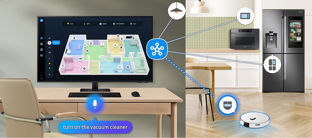 SmartThing platforma monitoru Samsung