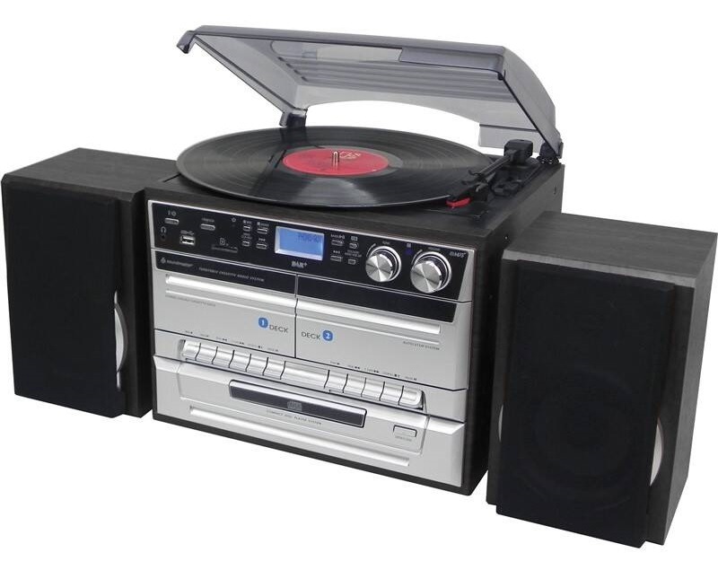 Mikrosystém Soundmaster MCD5550 SW černý/stříbrný