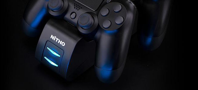 Dokovací stanice Nitho EASY & SAFE pro PS4 černá Nitho EASY & SAFE