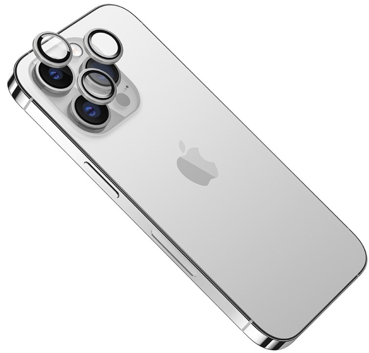 Ochranné sklo čočky fotoaparátu FIXED Camera Glass na Apple iPhone 11/12/12 mini stříbrné FIXED Camera Glass na Apple iPhone 11/12/12 mini, stříbrná