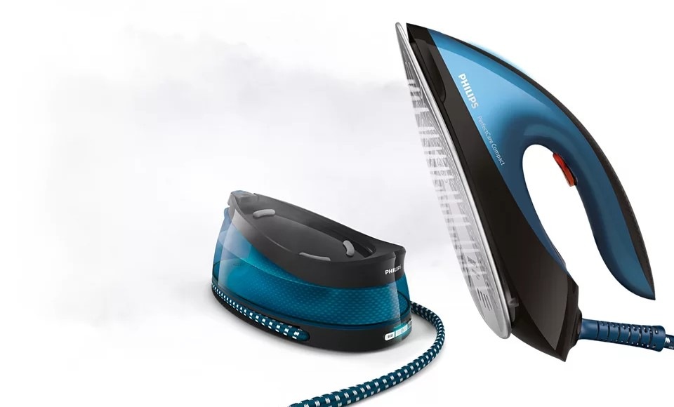 Žehlicí systém Philips PerfectCare Compact GC7846/80 modrá