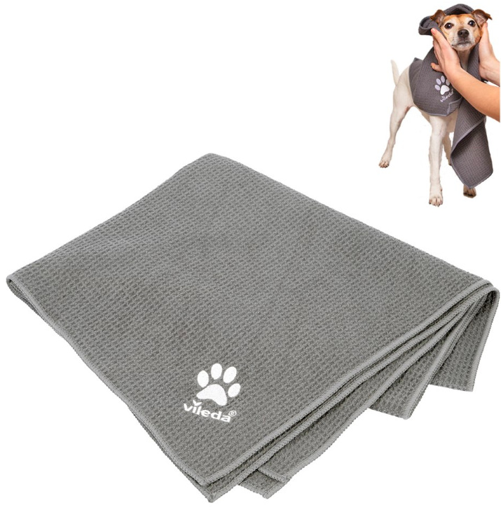 Ručník Vileda Pet Pro 45×70 cm, 1 ks šedý Ručník Vileda Pet Pro 45×70 cm, 1 ks