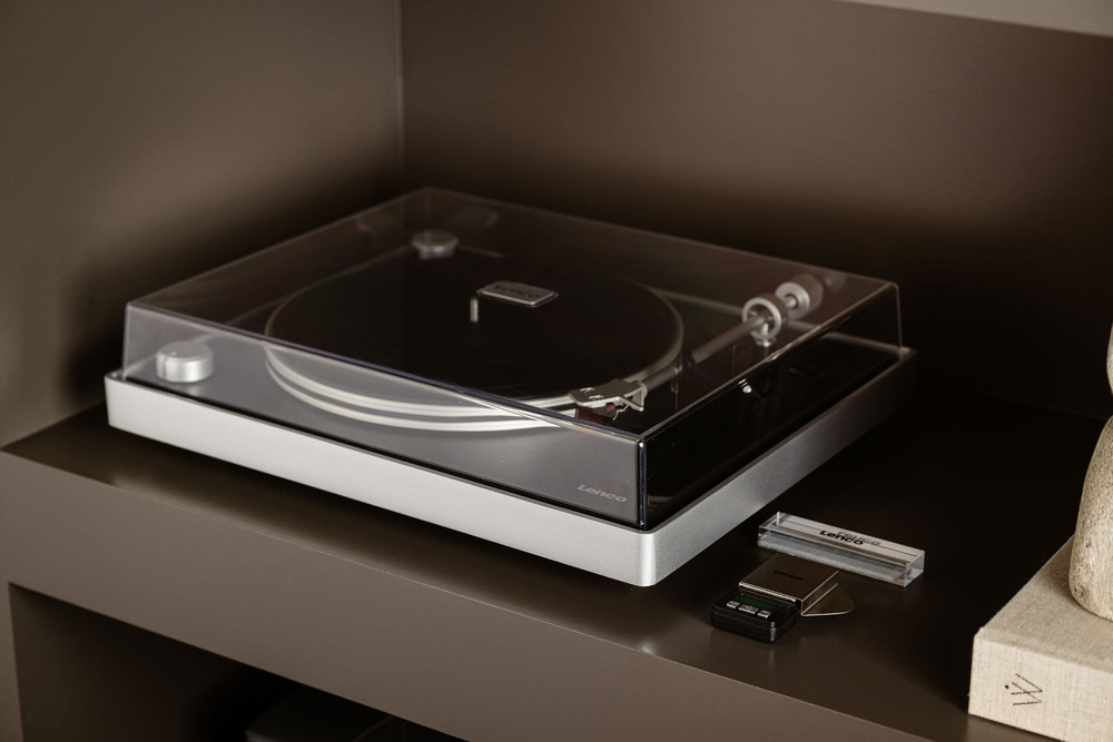 Gramofon Lenco L-455BK černý/stříbrný