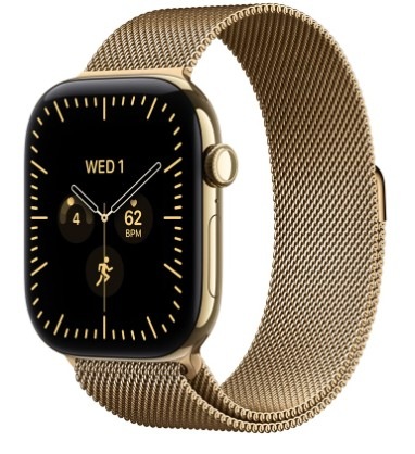 Chytré hodinky Apple Watch Series 12 GPS + Cellular 46 mm zářivě zlatý titan, zářivě zlatý milánský tah - M/L
