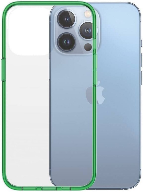 Kryt na mobil PanzerGlass ClearCaseColor na Apple iPhone 13 Pro zelený/průhledný
