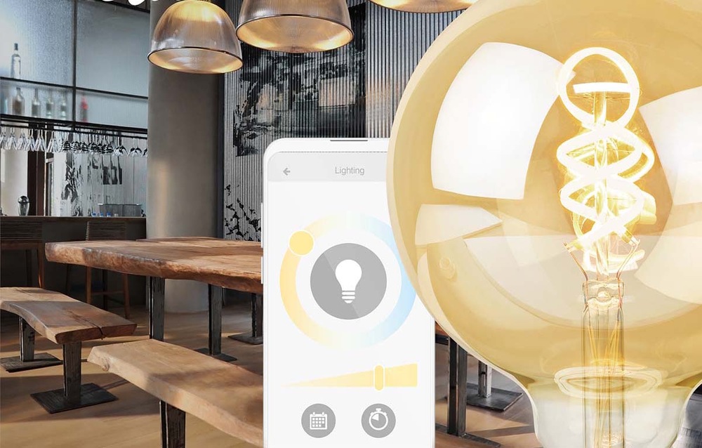 Chytrá žárovka Nedis SmartLife globe, Wi-Fi, E27, 360 lm, 4.9 W, Teplá - studená bílá