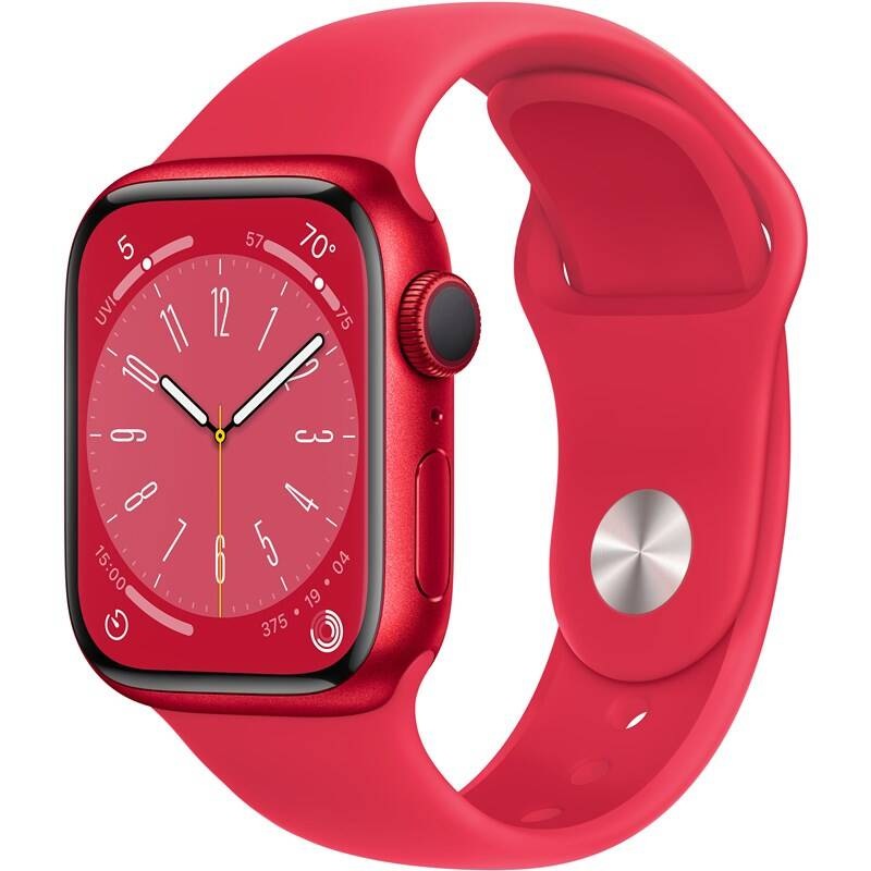 Chytré hodinky Apple Watch Series 8 GPS + Cellular 45mm pouzdro z hliníku (PRODUCT)RED - (PRODUCT)RED sportovní řemínek Chytré hodinky Apple Watch Series 8 GPS + Cellular 45mm pouzdro z hliníku (PRODUCT)RED - (PRODUCT)RED sportovní řemínek
