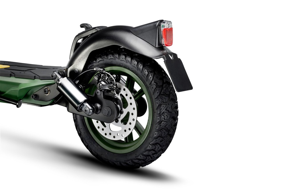 Elektrická koloběžka Jeep 2xe ADVENTURER TS zelená