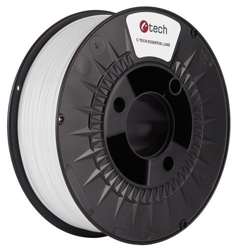 Tisková struna C-Tech o průměru 1,75 mm, bílá barva