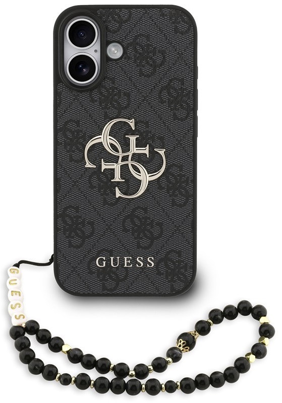 Kryt na mobil Guess, pro Apple iPhone 17, černá barva