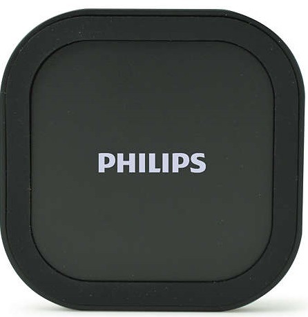 Bezdrátová nabíječka Philips s funkcí rychlonabíjení černá