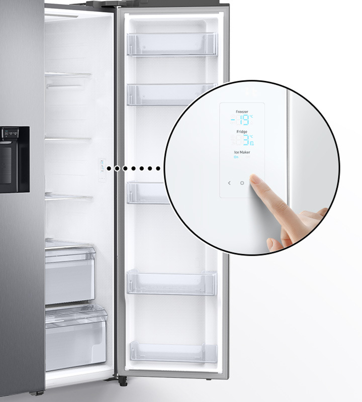 Americká lednice Samsung RS67A8511S9/EF stříbrná